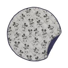 Its modern, quilted jersey design and soft layered surface make it perfect to use both inside and out of the home for play time or rest. Disney Mickey Mouse 36 Round Quilted Tummy Time Playmat Grey Navy Dark Charcoal Walmart Com Walmart Com