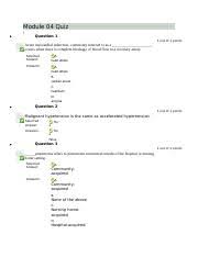 But because the esophagus and heart are located near each other, either one can cause chest pain which is why many people mistake heart burn for. Module 04 Quiz Docx Module 04 Quiz Question 1 1 Out Of 1 Points Acute Myocardial Infarction Commonly Referred To As A Occurs When There Is Complete Course Hero