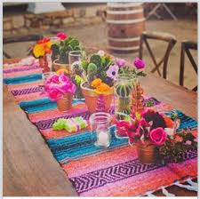 It's time for some colorful mexican table decorations for all of you who want to throw fun parties for your dear amigos! Mexican Dinner Party Table Decorations Mexican Party Theme Mexican Decor Party