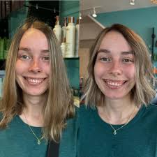Laura came in wanting to go lighter and more of a honey vanilla blonde  look. She showed me her inspiration picture. After about 3hrs, we were able  to get her to her