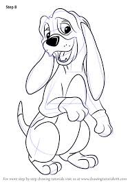 Learn How To Draw Copper From The Fox And The Hound The Fox And The Hound Step By Step Disney Character Drawings The Fox And The Hound Disney Art Drawings