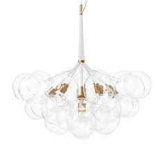 Buy products such as flsnt led light bulb 4w(40w equivalent),b10 candelabra bulbs e12 base,dimmable,5000k daylight,smoke grey glass chandelier lamp,6 pack at walmart and save. 60w Artistic Modern Chandeliers Chandelier Pendant With 6 Lights In 18 Glass Bubble Design Modern Home Ceiling Light Fixture Flush Mount Pendant Light Chandeliers Lighting Bulbs Not Included Buy Online In Antigua