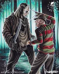 Freddy Vs Jason And My Favorite Art Supplies Classic Horror Movies Horror Movie Posters Horror Movie Icons