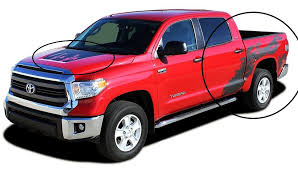The toyota tundra is a pickup truck produced in the united states by the japanese manufacturer toyota since may 1999. Toyota Tundra Truck Bed Hood Shredder Vinyl Graphics Decal Sticker
