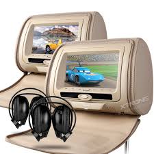 2x7 Araba Koltuk Basligi Dvd Oynaticisi Arka Koltuk Tv Kapagi Fermuarli Destegi 32 8 Bit Oyun 2 Modlari To Oyun Ir Fm Usb Sd Yastik Monitor Headrest Dvd Player Car Headrest Dvd Playerdvd