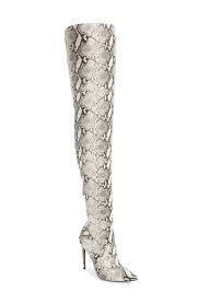 Women S Steve Madden Domain Thigh High Boot Size 8 M Brown Boots Steve Madden Boots Snake Boots