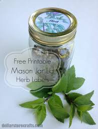 Check spelling or type a new query. Free Printable Mason Jar Lid Labels For Herbs With Dollar General Dollar Store Crafts
