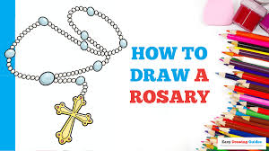 In the room where our rosary makers meet, a crucifix hangs nearby and images of our lord and the blessed mother provide inspiration to our workers. Easy Drawing Guides Auf Twitter How To Draw A Rosary Easy To Draw Art Project For Kids See The Full Drawing Tutorial On Https T Co Fb8fidfad9 Rosary Howtodraw Drawingideas Https T Co Gnqe0qplno