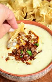 Queso Blanco Dip With Chorizo From Willcookforsmiles Com Fingerfood Queso Chorizo Appetizer Recipes Queso Blanco Dip