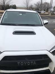 I actually think that this hood scoop looks better than the oem scoops that come on some. Trd Pro Trail Hood Scoop Insert Removal Paint Page 2 Toyota 4runner Forum Largest 4runner Forum