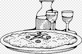 Pizza Italian Cuisine Wine Food Cheese Pizza White Food Cheese Png Pngwing Pizza clipart black and white. pngwing
