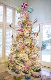 The Candy Land Christmas Family Room Part 1 Turtle Creek Lane Candy Christmas Tree Shabby Chic Christmas Tree Candy Land Christmas