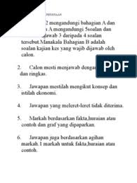 Teknik Menjawab Soalan Ekonomi Asas Pdf