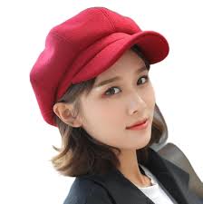 Cappello Donna Cappelli Autunno Inverno per Le Donne Solid Plain Ottagonale  Berretto da Newsboy Uomo Donna Cappello Casual Berretto Invernale Donne ...