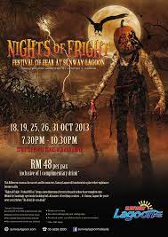 Nights Of Fright Festival Of Fear Brings A New Dimension Of Terror To The Park To Those Brave Enough To Enter Experience The Festival Festival Lagoon Pax