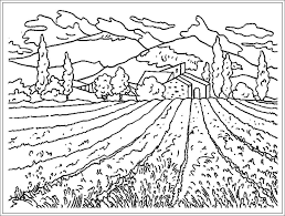 Contoh sawah yang ada di indonesia. Menggambar Pemandangan Sawah Gunung Petani