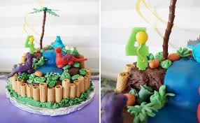 Dinosaurier Motiv Torte Als Highlight Auf Dem Kindergeburtsags Buffet Tortendeko Kuchen Und Torten Rezepte Kindertorte