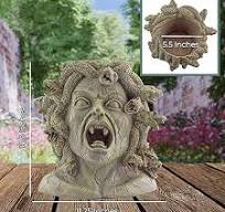Darware Maceta de resina con cabeza Medusa ... - Amazon.com