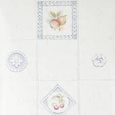 Autocolant Mobila 45 X 200 Cm Decor Faianta Fructe