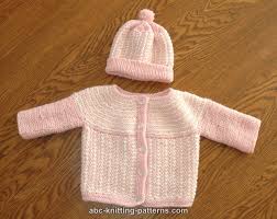 This type of stitch is knitted in the round using circular. Abc Knitting Patterns Round Yoke Top Down Seamless Baby Cardigan