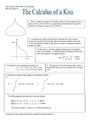 A collection of worksheets for calculus classes. The Calculus Whiz Who Loved Candy Worksheet Printable Pdf Download