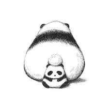 Black And White Cute Baby Panda Drawing Https Twitter Com Yujix33 In 2020 Cute Panda Drawing Panda Bear Art Panda Drawing