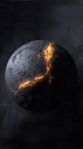 Exploding Planet Abstract Iphone 6 Wallpaper Hd Free Download Iphonewalls Planet explode wallpaper, space, moon.
