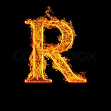 stock image of fire alphabet letter r isolated on black background lettering alphabet fire alphabet r letter design