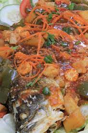 Perap dengan jus limau kasturi selama 15 minit. Masam Manis Ikan Siakap Masak 3 Rasa Asian Recipes Malaysian Food Food