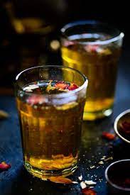 Traditional Kashmiri Tea Kahwa Recipe Step By Step Whiskaffair Saffron Tea Kashmiri Recipes Tea Recipes