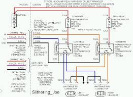 This includes feeds, grounds, switch internal circuity, connectors, splices, and pin identification for controllers and modules. Jeep Wrangler Headlight Wiring Diagram With Relays From Yellow Lj Build Up Page 2 Jeep Wrangler Jeep Wrangler Headlights Jeep Cherokee Headlights
