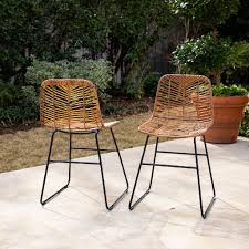Ragalto Pair Of All Weather Rattan Outdoor Chairs Southern Enterprises Od4525 In 2020 Rattan Outdoor Chairs Outdoor Chair Set Outdoor Chairs