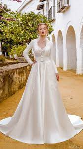Maria Salas Wedding Dresses Marea Bridal Collection Wedding Inspirasi In 2021 Wedding Dress Vintage Sleeves Wedding Dresses Elegant Wedding Dress