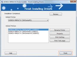 Here you can download konica minolta c360 series pcl. Easy Installation Process Of The Printer Driver