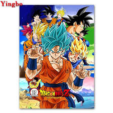 The series gave goku an exponential increase in power from super saiyan to super saiyan 3. Huacan 5d Diy Diamond Embroidery Black Cat Full Square Round Drill Craft Kit Diamond Painting Animal Needlework Home Decoration In 2021 Anime Dragon Ball Art Anime Dragon Ball