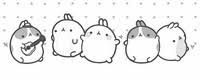Kawaii is japanese for tiny, cute and disegni e colori molang. Coloring Pages Molang Morning Kids