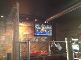 Check spelling or type a new query. Tv Mounted On A Brick Wall Inside Of A Restaurant Cable Box Is Installed Behind The Tv Connected To An Ir R Tv Wall Mount Installation Wall Mounted Tv Tv Wall