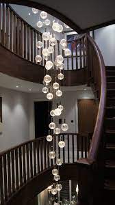 Product Category Lighting Covethouse Stairway Lighting Contemporary Chandelier Foyer Staircase Chandelier Contemporary