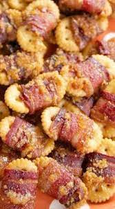 Bacon Brown Sugar Crackers Free Recipe Below Food Clean Eating Snacks Recipes