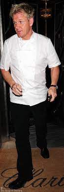 Gordon Ramsay Dressed In His Chef S Uniform At Claridge S Hotel London England The House Of Beccaria Gordon Ramsay Ramsay Chef Chef Wear