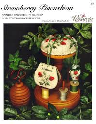 Cross stitch and embroidery patterns to download come in a range of beautiful styles. Strawberry Pincushion Cross Stitch Patterns Embroidery Patterns By The Victoria Sampler