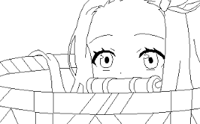 】 nezuko lineart i did during the first stream! Editing Nezuko Base Free Online Pixel Art Drawing Tool Pixilart