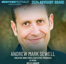 BBC veteran Andrew Mark Sewell joins NYF Radio Awards Advisory Board