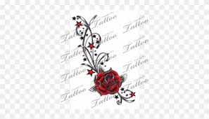 See more ideas about swirl tattoo, tattoos, tattoo designs. Marketplace Tattoo Red Rose Stars Swirls Tattoo 3 Name Tattoo Ideas Free Transparent Png Clipart Images Download