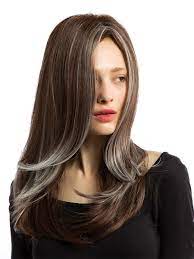 To have an idea of what hairstyles would suit. Buy Women S Wig Gradient Natural Soft Fluffy Straight Long Synthetic Hair Accessory Wigs At Jolly Chic