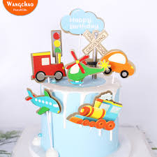 Maybe you would like to learn more about one of these? Verkehrs Lichter Lokomotive Flugzeug Kuchen Dekoration Schiene Strasse Kreuzung Kuchen Topper Kinder Glucklich Geburtstag Partei Liefert Cake Decorating Supplies Aliexpress