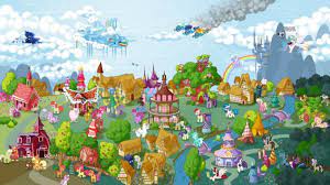 Pony Ville Map Arte Arquitectura Minecraft Minecraft