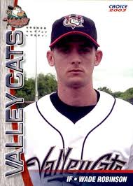 2003 Tri-City ValleyCats Choice 24 Wade Robinson Bastrop Louisiana Baseball  Card