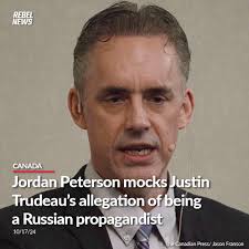 Hey, Russians! Where the hell is my money? Justin Trudeau strikes again  whiffing at a foul ball," Dr. Jordan Peterson posted