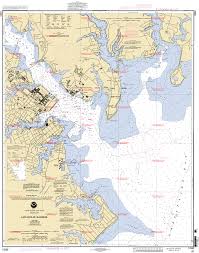 Chart Of Chesapeake Bay Annapolis Harbor
